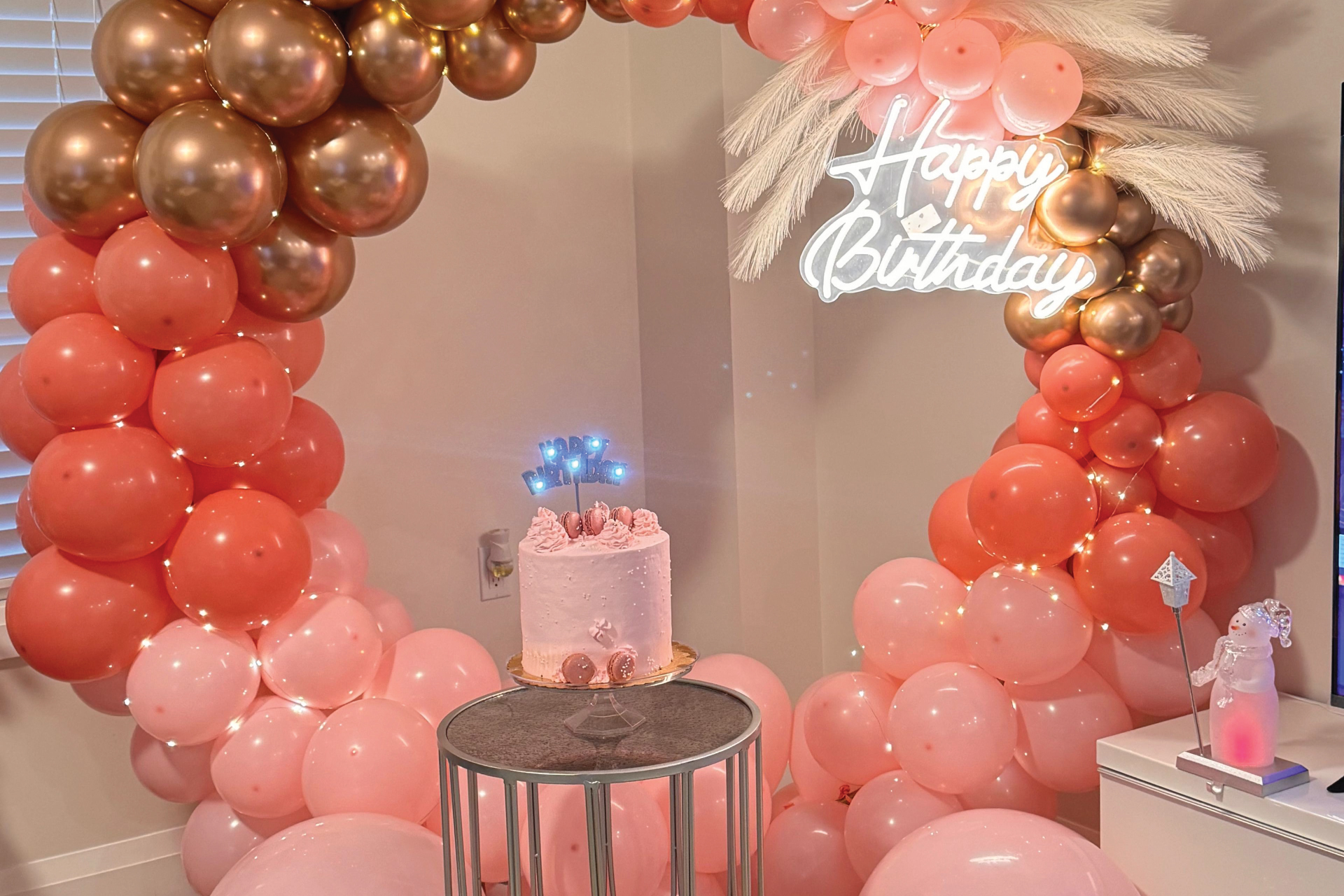 Birthday backdrop